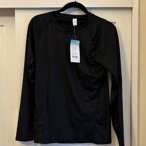 Classic Black Long Sleeve Men's Tee